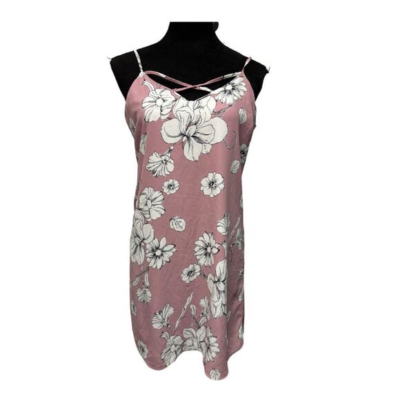 💎 Love Fire Floral Mini Dress Rose - Picture 2 of 9